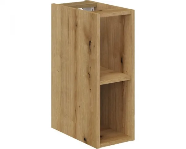 Comad Kúpeľňová zostava Nova Black 100 cm so skrinkami a umývadlom čierna/dub evoke