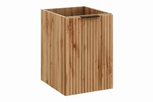 Comad Závesná skrinka Casad s doskou 120 cm čierna/dub wotan