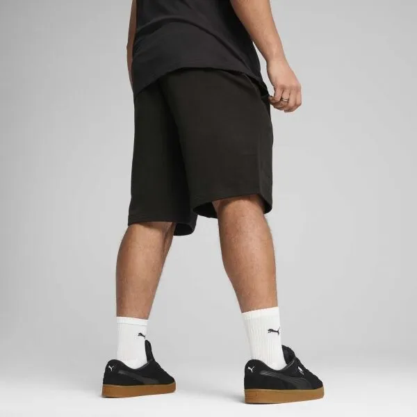 Puma ESSENTIALS NO. 1 SHORTS 10 Pánske voľnočasové šortky, čierna, veľkosť