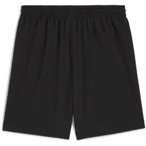 Puma BMW M MOTORSPORT ESSENTIALS+ WOVEN SHORTS 7" Pánske voľnočasové šortky, čierna, veľkosť
