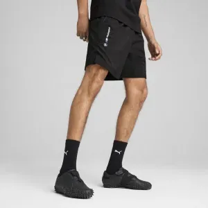 Puma BMW M MOTORSPORT ESSENTIALS+ WOVEN SHORTS 7" Pánske voľnočasové šortky, čierna, veľkosť