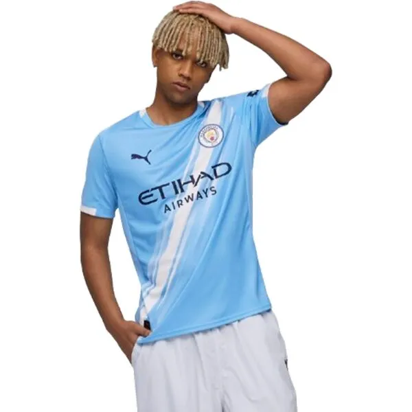 Puma MANCHESTER CITY FC HOME JERSEY REPLICA Pánsky futbalový dres, svetlomodrá, veľkosť