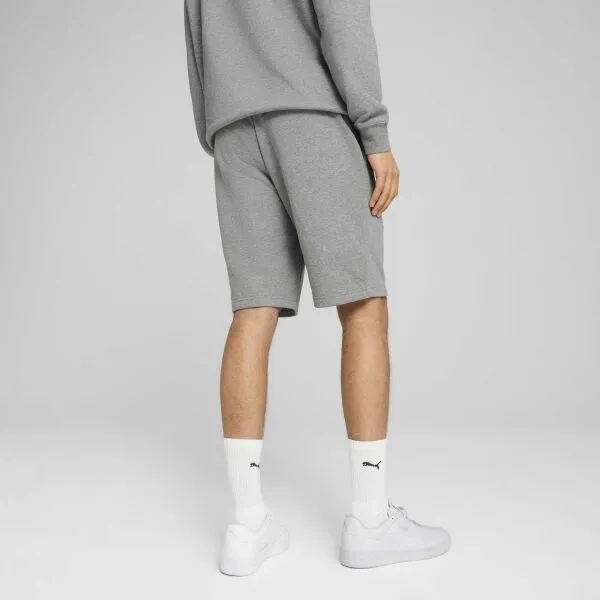 Puma ESSENTIALS NO. 1 SHORTS 10 Pánske voľnočasové šortky, sivá, veľkosť