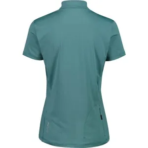 CMP WOMAN T-SHIRT FREE BIKE Dámsky cyklistický dres, tmavo zelená, veľkosť