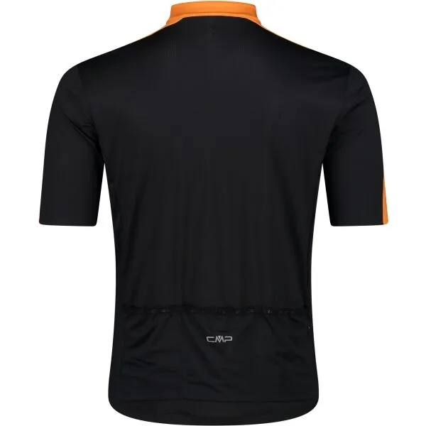 CMP MAN BIKE T-SHIRT Pánsky cyklistický dres, čierna, veľkosť
