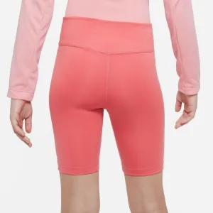 Nike NK DF ONE BIKE SHORT Dievčenské šortky, lososová, veľkosť
