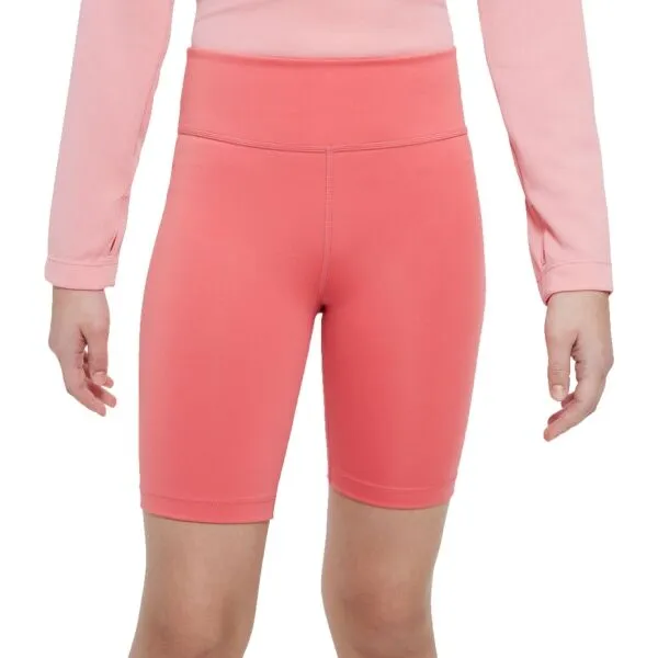 Nike NK DF ONE BIKE SHORT Dievčenské šortky, lososová, veľkosť