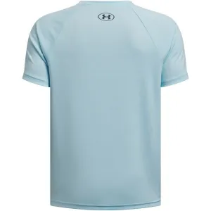 Under Armour SPLIT WORDMARK Chlapčenské tričko, svetlomodrá, veľkosť S