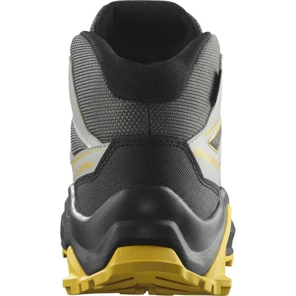 Salomon X ULTRA MID GTX J Juniorská turistická obuv, tmavo sivá, veľkosť