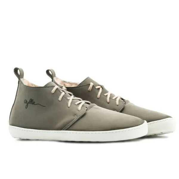 AYLLA TIKSI WT W Dámska zimná barefoot obuv, khaki, veľkosť