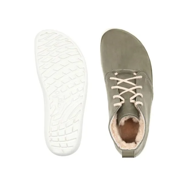AYLLA TIKSI WT W Dámska zimná barefoot obuv, khaki, veľkosť