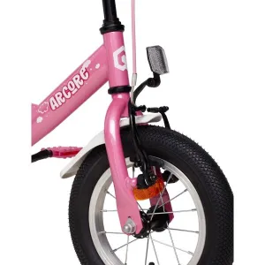Arcore BONNIE 12 Detský 12" bicykel, ružová, veľkosť 12" (90 - 110 cm)