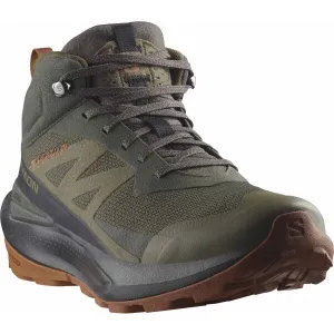Salomon ELIXIR ACTIV MID GTX Pánska turistická obuv, khaki, veľkosť 46 2/3