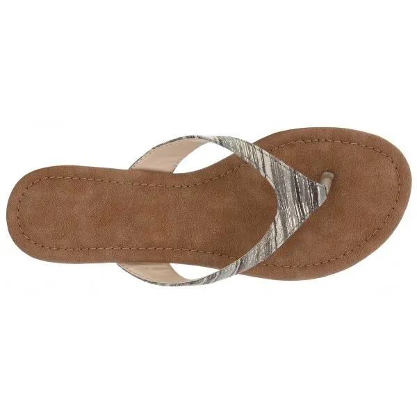 Women's flip-flops LOAP HERBA Brown/Grey