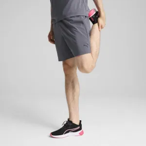Puma M TAD ESSENTIALS 7 WOVEN SHORT Pánske športové kraťasy, tmavo sivá, veľkosť