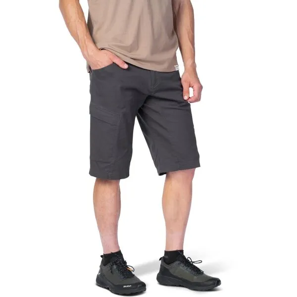Hannah MAD SHORTS Pánske šortky, tmavo sivá, veľkosť