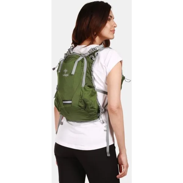 KILPI CADENCE 10 Bežecký a cyklistický ruksak, khaki, veľkosť