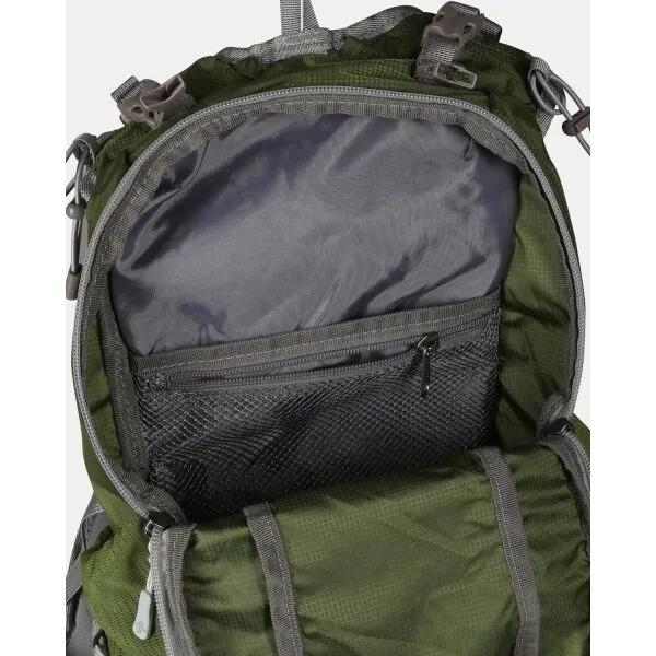 KILPI CADENCE 10 Bežecký a cyklistický ruksak, khaki, veľkosť