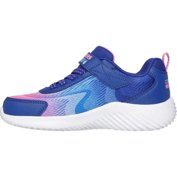 Skechers BOUNDER WP Dievčenská voľnočasová obuv, modrá, veľkosť