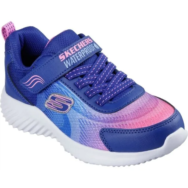 Skechers BOUNDER WP Dievčenská voľnočasová obuv, modrá, veľkosť