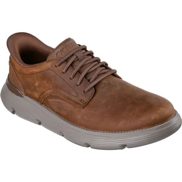 Skechers GARZA - DURAN Pánska voľnočasová obuv, hnedá, veľkosť