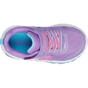 Skechers PLAY SCENE Dievčenská voľnočasová obuv, fialová, veľkosť