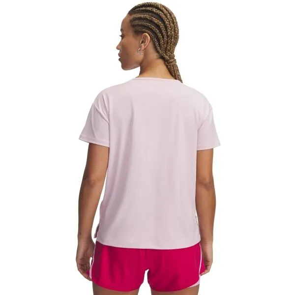 Under Armour RUSH ENERGY SS 2.0 Dámske tričko, ružová, veľkosť