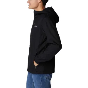 Columbia ASCENDER II SOFTSHELL HOODED JACKET Pánska softshellová bunda, čierna, veľkosť