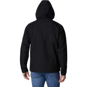Columbia ASCENDER II SOFTSHELL HOODED JACKET Pánska softshellová bunda, čierna, veľkosť