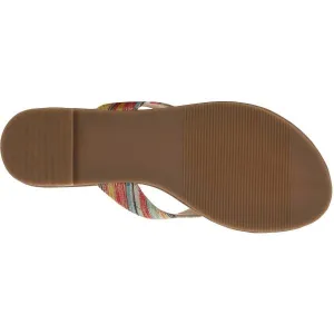 Women's flip-flops LOAP HERBA Brown/Yellow