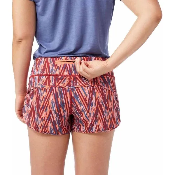 Smartwool W ACTIVE LINED 3" SHORT Dámske kraťasy, oranžová, veľkosť