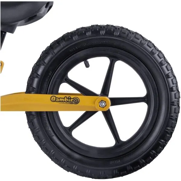 Laceto BAMBIRO Odrážadlo, žltá, veľkosť 12" (90 - 110 cm)