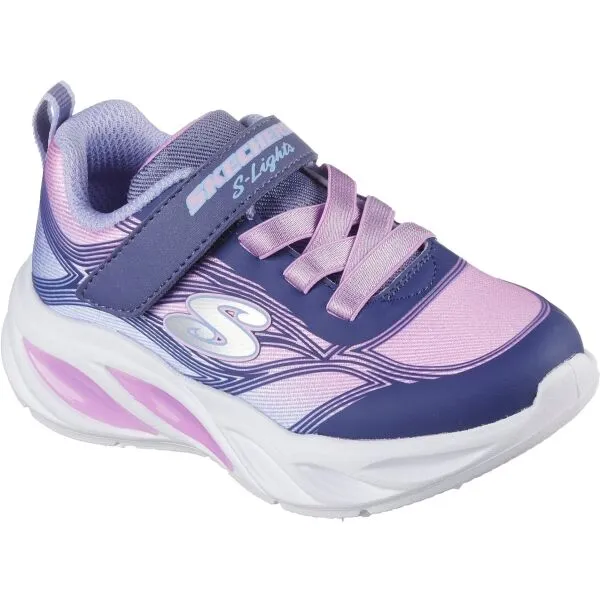 Skechers COSMIC GLOW Dievčenská voľnočasová obuv, fialová, veľkosť
