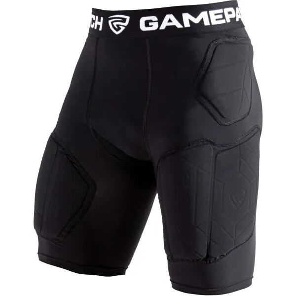 GAMEPATCH PADDED SHORTS PRO+ Kompresné unisex šortky, čierna, veľkosť