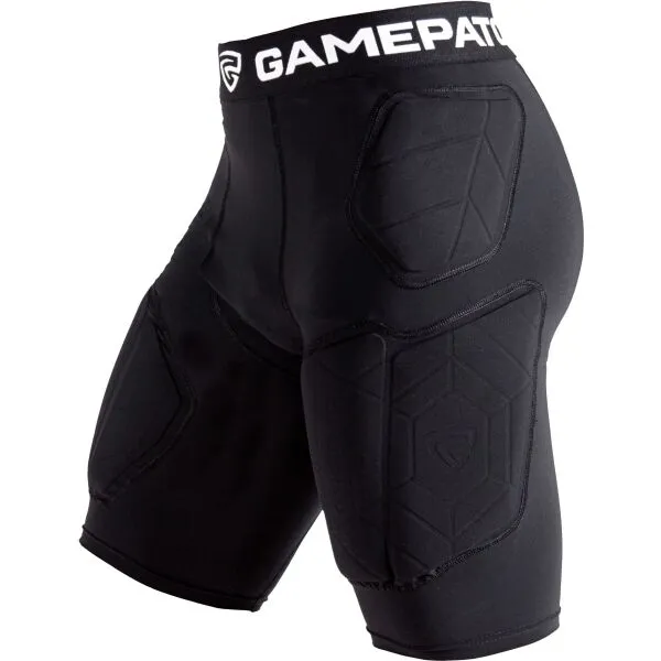 GAMEPATCH PADDED SHORTS PRO+ Kompresné unisex šortky, čierna, veľkosť