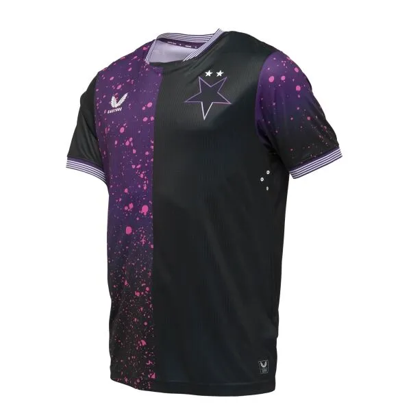 CASTORE SK SLAVIA PRAGUE PRO AWAY SS SHIRT Pánsky futbalový dres, čierna, veľkosť