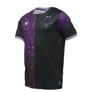 CASTORE SK SLAVIA PRAGUE PRO AWAY SS SHIRT Pánsky futbalový dres, čierna, veľkosť