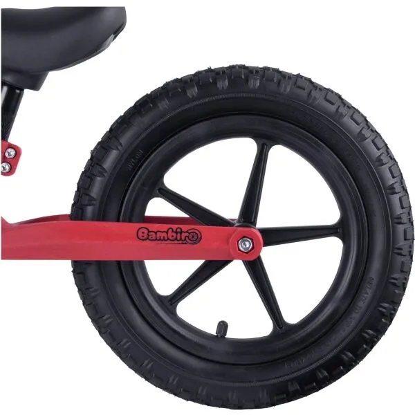 Laceto BAMBIRO Odrážadlo, červená, veľkosť 12" (90 - 110 cm)