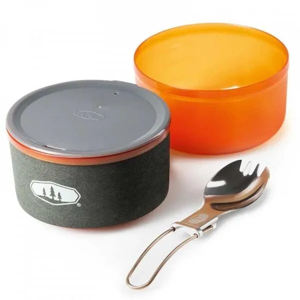 GSI Outdoors HALULITE SOLOIST Súprava riadu, strieborná, veľkosť