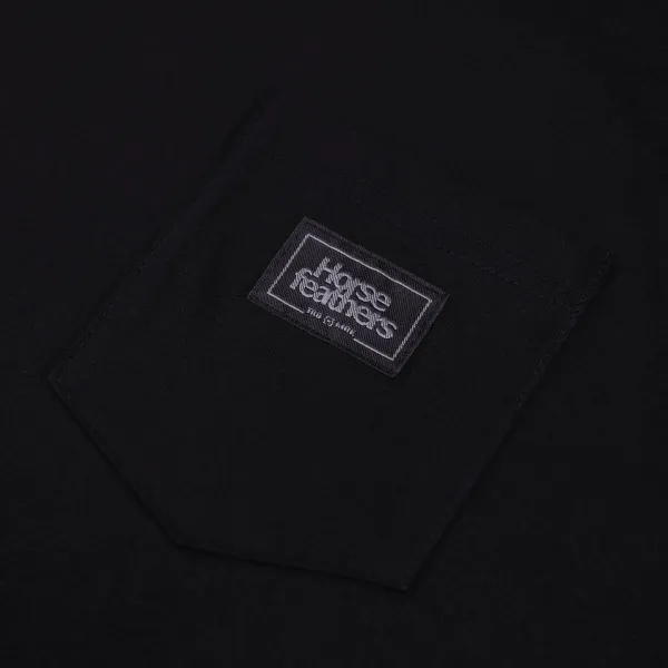 HORSEFEATHERS Tričko Alpha - black BLACK velikost XXL