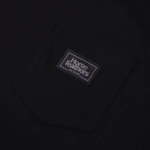 HORSEFEATHERS Tričko Alpha - black BLACK velikost XXL