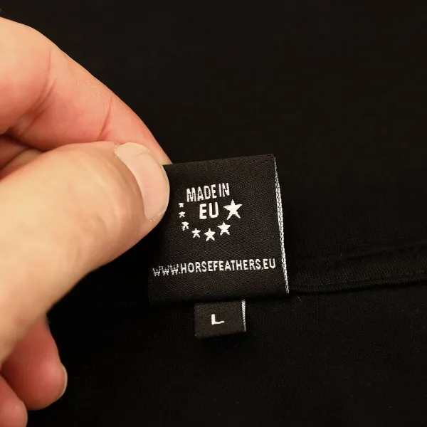 HORSEFEATHERS Tričko Alpha - black BLACK velikost XXL