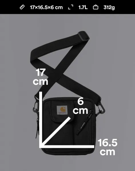Carhartt WIP Small Essentials Bag "Hamilton Brown" (I031470-HZXX)