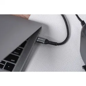 Forcell F-Energy kábel USB-C - USB-C, QC4.0, PD, 5A, 240W, 0,25 m, čierny