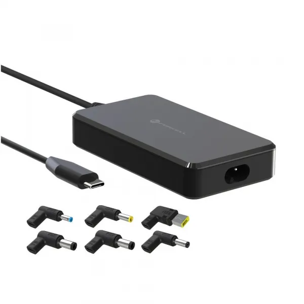 Forcell F-Energy E856 Univerzálny adaptér pre notebooky, 65W, čierny