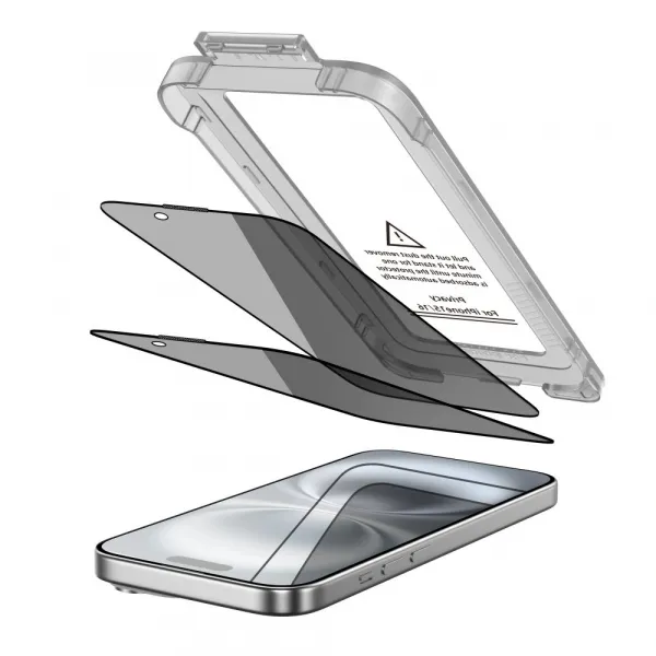 Tech-Protect Quick Set Spy 2x ochranné sklo na iPhone 15 / 16