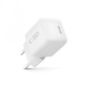 Tech-Protect NCM25 1-portová sieťová nabíjačka PD 25W, biela