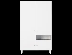 Šatní skriňa DULLUM 120x205cm, biela