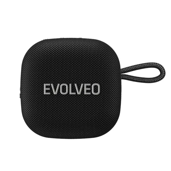 EVOLVEO TopSound, bezdrôtový vodotesný reproduktor bluetooth s rádiom, čierny