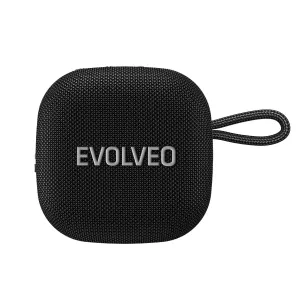 EVOLVEO TopSound, bezdrôtový vodotesný reproduktor bluetooth s rádiom, čierny